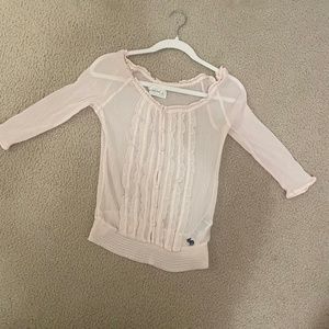 A&F Pink top